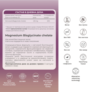 Хранителна добавка Prime magnesium