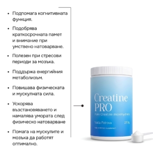 Хранителна добавка Creatine PRO - Image 3